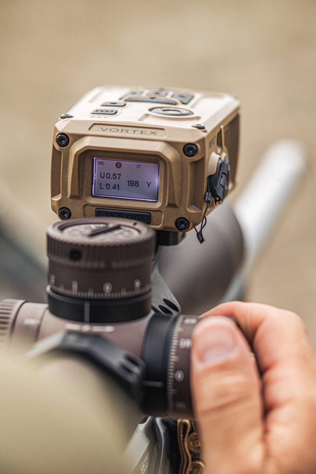 VORTEX IMPACT 4000 BALLISTIC RAIL MOUNTED LASER RANGEFINDER vortex-impact-4000-ballistic-rail-mounted-laser-rangefinder