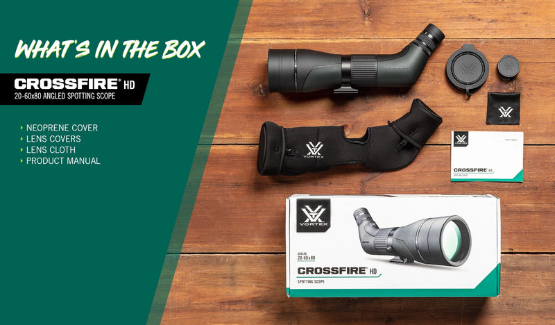 CROSSFIRE 20-60x80 ANGLED SPOTTING SCOPE