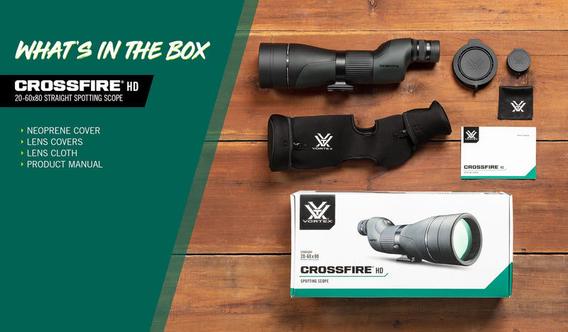 CROSSFIRE 20-60x80 STRAIGHT SPOTTING SCOPE