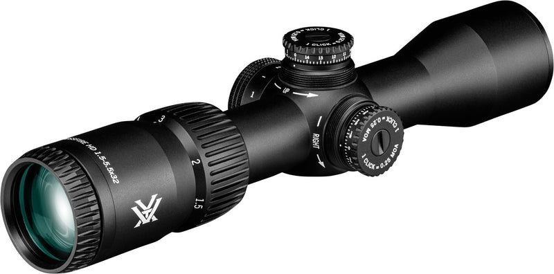 Crossfire® HD 1.5-5.5x32 Illuminated Dead-Hold® 2A BDC MOA Scout Riflescope