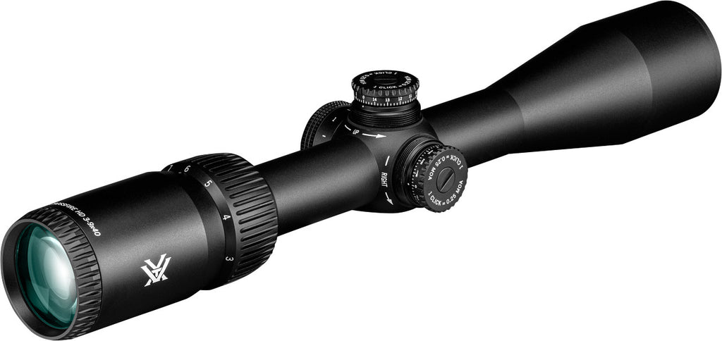 Extravision Crossfire® HD 3-9x40 Illuminated Dead-Hold® 2A BDC MOA Riflescope