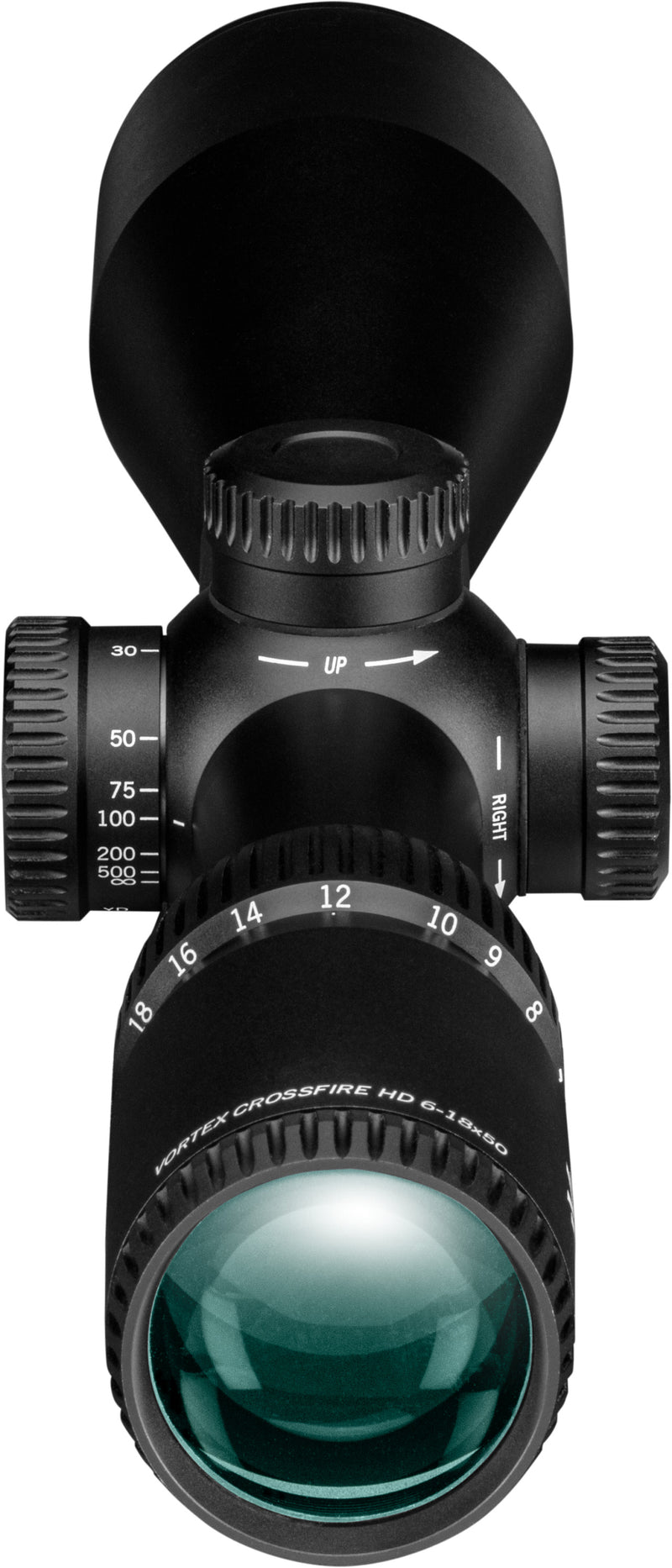 Crossfire® HD 6-18x50 WideRange Plex™ MOA Riflescope