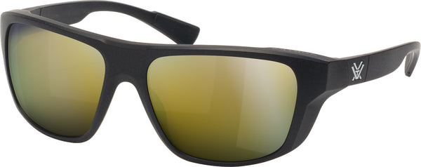 JACKAL SUNGLASSES - BLACK/AMBER  - Gold Mirror