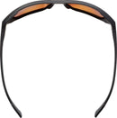 JACKAL SUNGLASSES - BLACK/AMBER  - Gold Mirror
