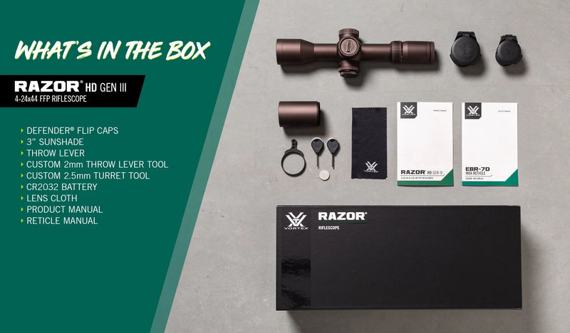 RAZOR® HD GEN III 4-24X44 FFP EBR-7D MOA