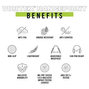 Vortex Range Point Glasses - Clear