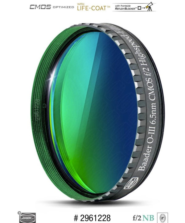 Baader O-III 2" f/2 Highspeed-Filter (6.5nm) – CMOS-optimized