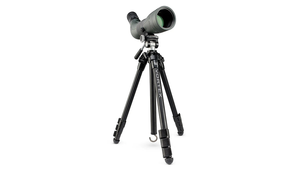 Extravision VORTEX MOUNTAIN PASS™ ALUMINUM TRIPOD + PAN HEAD